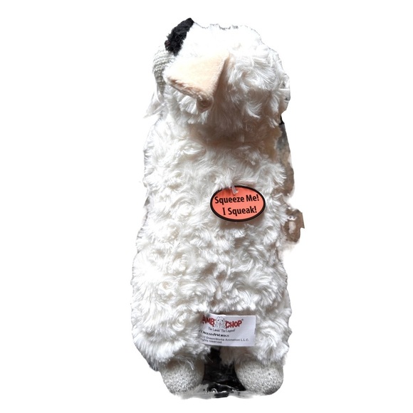 Dreamworks Lamb Chop Furry Squeaky Toy - Picture 2 of 6